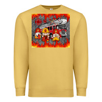 Antique Gold fire truck gnomes Premium Sweatshirt - Artiststas