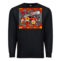 Black fire truck gnomes Premium Sweatshirt - Artiststas