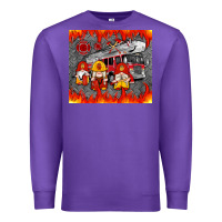 Purple fire truck gnomes Premium Sweatshirt - Artiststas