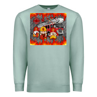 Seafoam fire truck gnomes Premium Sweatshirt - Artiststas