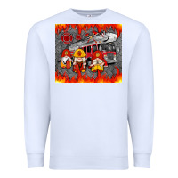 White fire truck gnomes Premium Sweatshirt - Artiststas