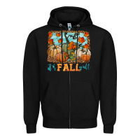 Black it's fall y'all Zipper Hoodie - HRA Design Shop