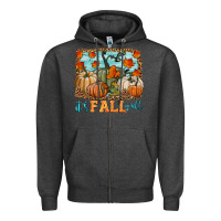 Charcoal Heather it's fall y'all Zipper Hoodie - HRA Design Shop