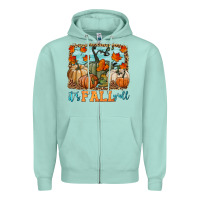 Seafoam it's fall y'all Zipper Hoodie - HRA Design Shop