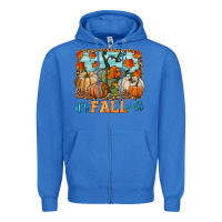 True Royal it's fall y'all Zipper Hoodie - HRA Design Shop
