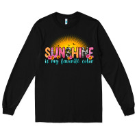 Black sunshine is my favorite color Long Sleeve Tee - Zillion Design Studio