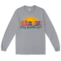 Heather Grey sunshine is my favorite color Long Sleeve Tee - Zillion Design Studio