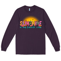 Plum sunshine is my favorite color Long Sleeve Tee - Zillion Design Studio