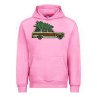 Fuchsia Pink christmas vacation car Urban Hoodie - MaliasSmallBusiness