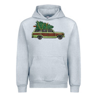 Heather Grey christmas vacation car Urban Hoodie - MaliasSmallBusiness
