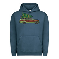 Pigment Midnight Navy christmas vacation car Urban Hoodie - MaliasSmallBusiness