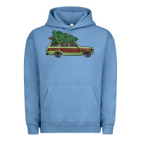Pigment Pebble Blue christmas vacation car Urban Hoodie - MaliasSmallBusiness