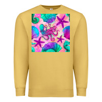 Antique Gold summer beach seamless pattern Premium Sweatshirt - BundleAndBundleShop