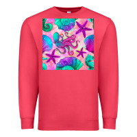 Cardinal summer beach seamless pattern Premium Sweatshirt - BundleAndBundleShop