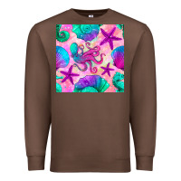 Chestnut summer beach seamless pattern Premium Sweatshirt - BundleAndBundleShop