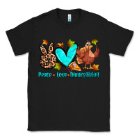 Black peace love thanksgiving Classic Tee - Zillion Design Studio