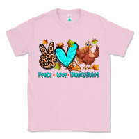 Bubblegum Pink peace love thanksgiving Classic Tee - Zillion Design Studio