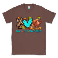 Chestnut peace love thanksgiving Classic Tee - Zillion Design Studio