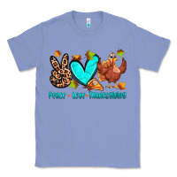 Colony Blue peace love thanksgiving Classic Tee - Zillion Design Studio