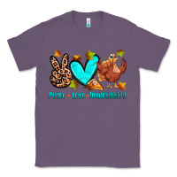 Lavender peace love thanksgiving Classic Tee - Zillion Design Studio