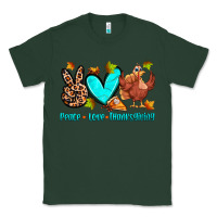 Sports Green peace love thanksgiving Classic Tee - Zillion Design Studio