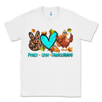 White peace love thanksgiving Classic Tee - Zillion Design Studio