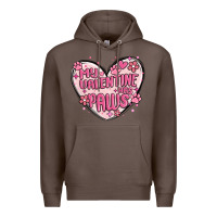 Coffee my valentine has paws Premium Hoodie - MaliasSmallBusiness