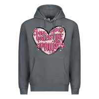 Rock my valentine has paws Premium Hoodie - MaliasSmallBusiness