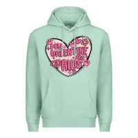 Seafoam my valentine has paws Premium Hoodie - MaliasSmallBusiness