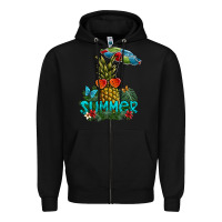 Black summer Zipper Hoodie - SublimationCraftShop