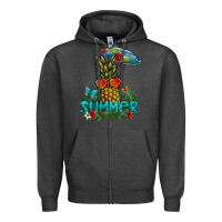 Charcoal Heather summer Zipper Hoodie - SublimationCraftShop