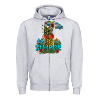 Heather Grey summer Zipper Hoodie - SublimationCraftShop