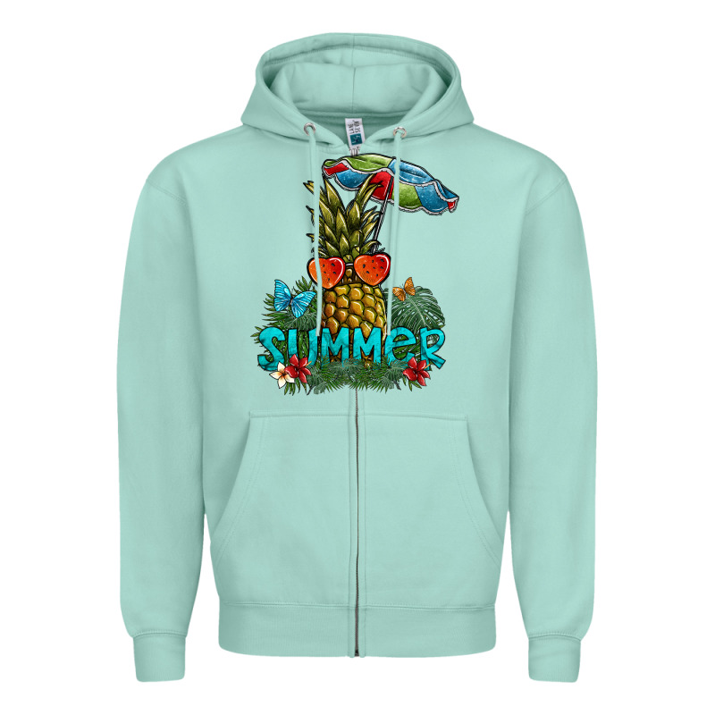 Summer Zipper Hoodie by SublimationCraftShop | Teevron