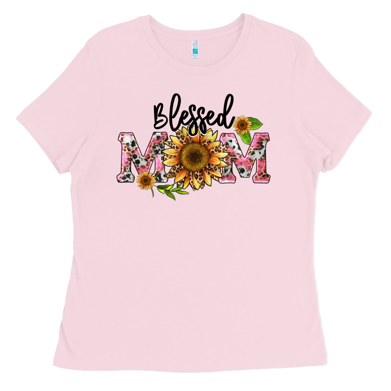 Blessed Mom Ladies Tee by BarkalooDesign | Teevron