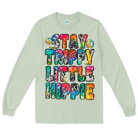 Matcha stay trippy little hippie Long Sleeve Tee - Zillion Design Studio