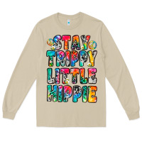 Mushroom stay trippy little hippie Long Sleeve Tee - Zillion Design Studio