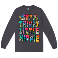 Smoke stay trippy little hippie Long Sleeve Tee - Zillion Design Studio