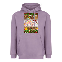 Lavender christmas pig Heavyweight Hoodie - Artiststas