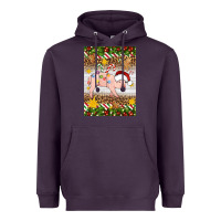Plum christmas pig Heavyweight Hoodie - Artiststas