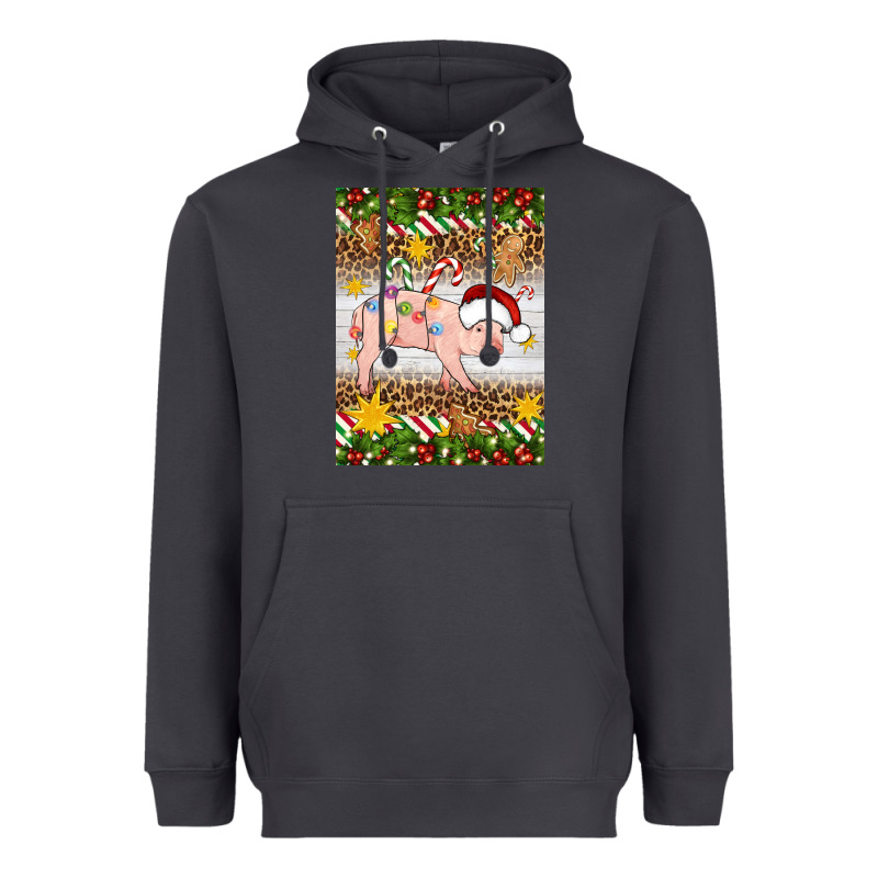 Christmas Pig Heavyweight Hoodie by Artiststas | Teevron