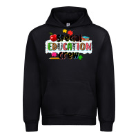 Black special education crew Urban Hoodie - NancyCooperArtShop