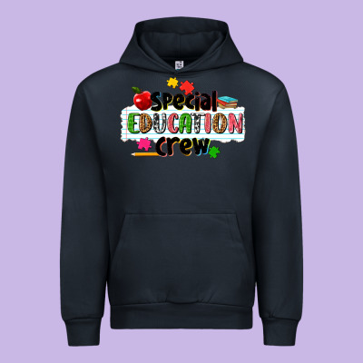 Special Education Crew Urban Hoodie Designed By Nancycooperartshop
