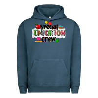 Pigment Midnight Navy special education crew Urban Hoodie - NancyCooperArtShop