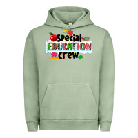 Pigment Oil Green special education crew Urban Hoodie - NancyCooperArtShop