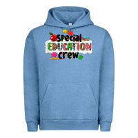 Pigment Pebble Blue special education crew Urban Hoodie - NancyCooperArtShop