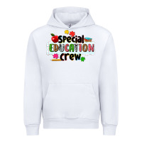 White special education crew Urban Hoodie - NancyCooperArtShop