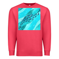 Cardinal fish and sea seamless pattern Premium Sweatshirt - BundleAndBundleShop