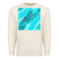 Sandshell fish and sea seamless pattern Premium Sweatshirt - BundleAndBundleShop
