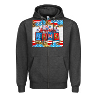 Charcoal Heather American Mama 20oz tumbler Zipper Hoodie - Neo Western