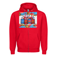 Red American Mama 20oz tumbler Zipper Hoodie - Neo Western